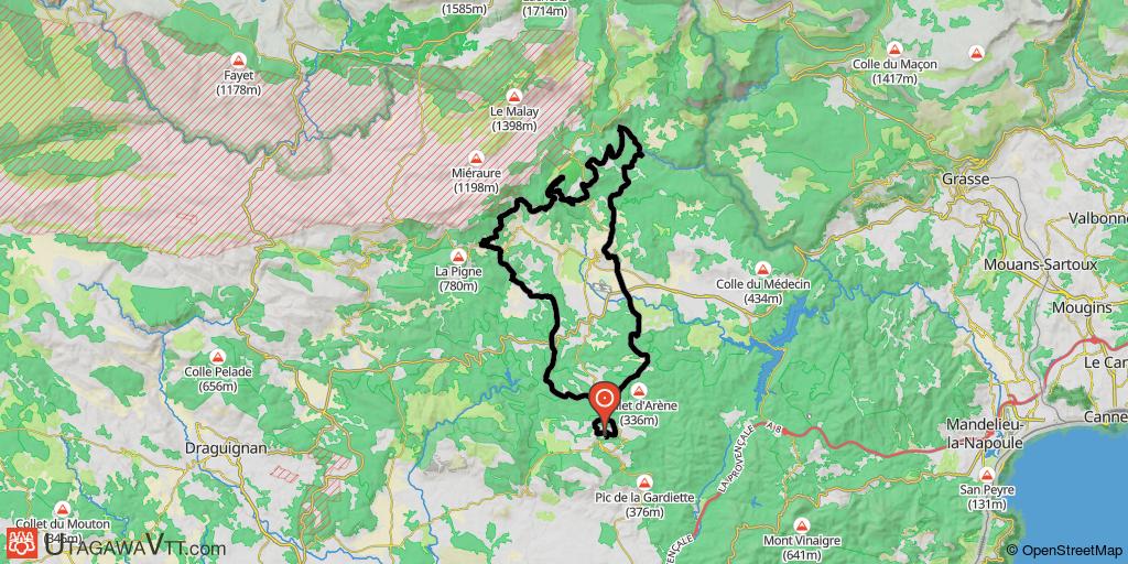 Bagnols-en-Forêt - Mons (Sources de la Siagnole)