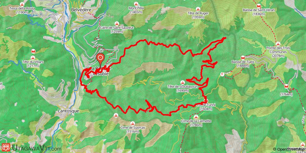 La Bollène - Malagratta - Turini - GR52