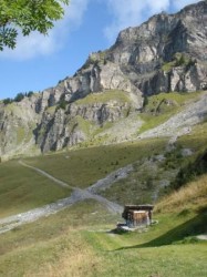 En redescendant vers le lac de Saint Guérin