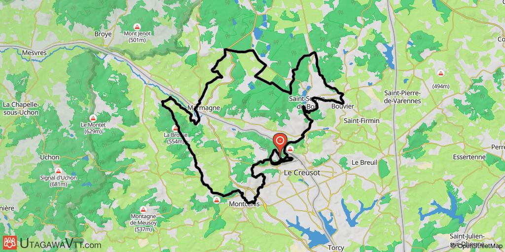 Boucle depuis le parc des Combes