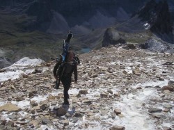 Fin de la montéau Thabor