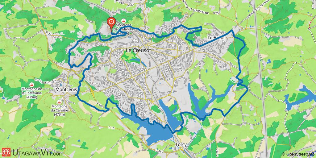 Boucle autour du Creusot
