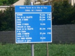 panneau fluvial