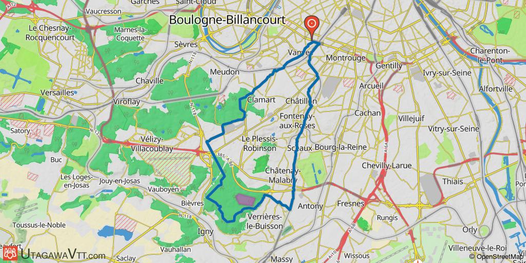 Bois de Verrières et bois de Meudon