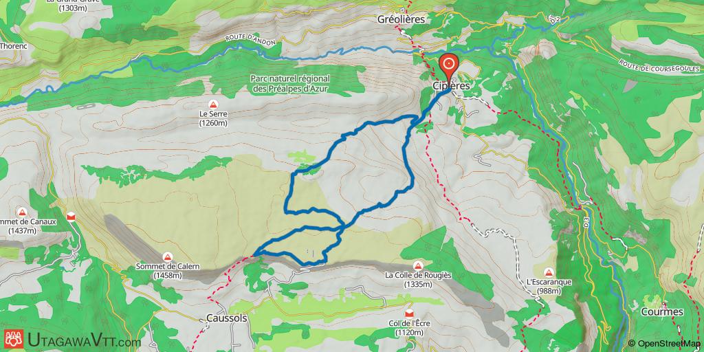 Freeride à Cipières
