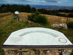 Les Grands Murcins, table d'orientation