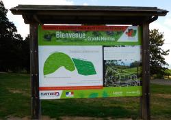 Les Grands Murcins, panneau touristique