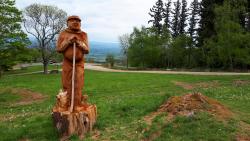 Les Grands Murcins, sculpture (plusieurs sur le site)