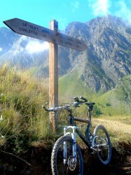 La fameuse montée... à mi chemin du sommet.