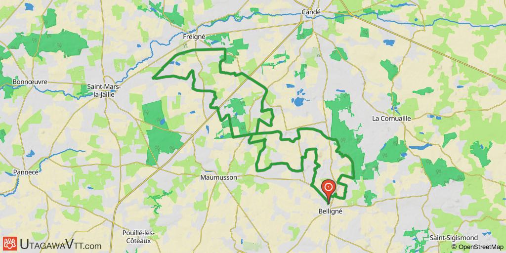Randonnée gourmande de Belligné 2019 - 46 km