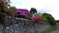 Les Hormières, parc du château fleuri