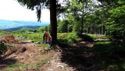 Chemin de Jean-Jacques, vue sur le Massif des Bois Noirs