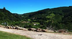 Vue sur le village de Saint Rirand