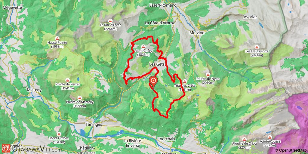 Les Gets en "8" : Mont Caly & Chapelle de Jacquicourt