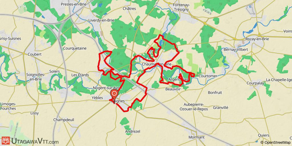 La Vallée de l'Yerres autour de Chaumes-en-Brie