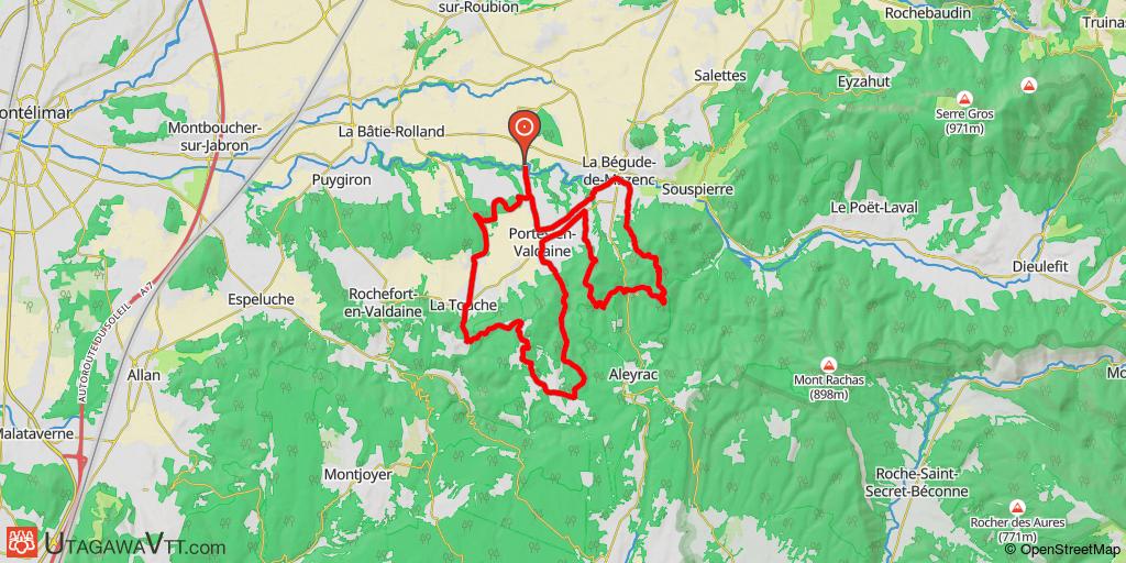 Boucle sur les hauts de Portes-en-Valdaine et la forêt d'Aleyrac