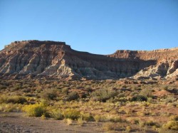 Gooseberry mesa depuis la route au sud