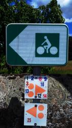 Balisage des circuits VTT au départ de Marcigny