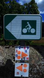 Balisage des circuits VTT au départ de Marcigny