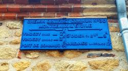 Montceaux l'Étoile, plaque ancienne