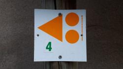 Melay, balisage du circuit N° 4 Vert