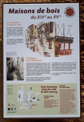 Marcigny, maisons à pans de bois
