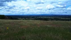 Vue sur la plaine de la Loire et les Monts de la Madeleine