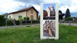 Voie verte, panneau touristique