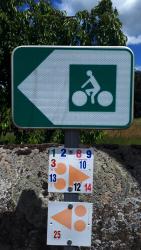 Balisage des circuits VTT au départ de Marcigny
