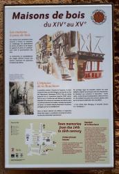 Marcigny, maisons à pans de bois