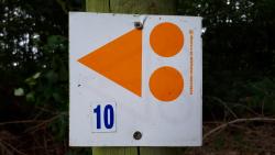 Balisage du circuit N° 10 Bleu