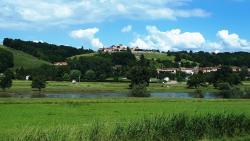 Vue sur la Loire et Iguerande (église St Marcel)