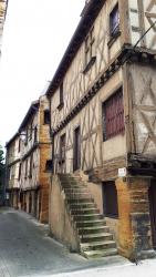 Marcigny, maisons à pans de bois