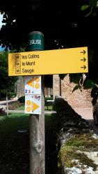 Anzy le Duc, balisage des circuits VTT