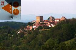 Semur en Brionnais et balisage VTT N° 21