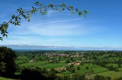 Vue sur Saint Christophe en Brionnais