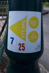 Balisage du circuit N° 25 Rouge