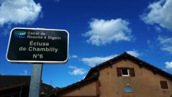 Chambilly, l'écluse