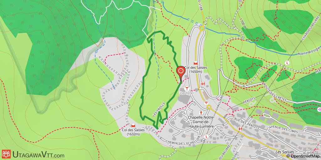 Site VTT-FFC Les Saisies - Bourriquette