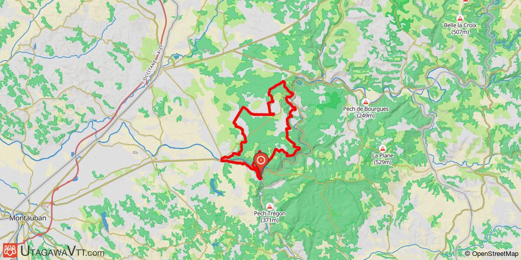 De Bruniquel à Cazals en passant par les gorges de l'Aveyron