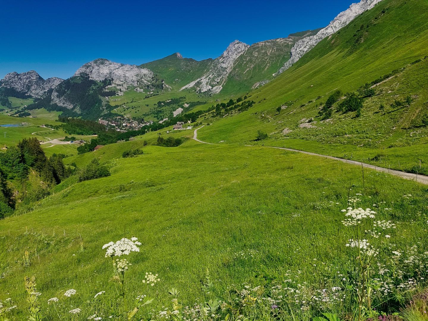 Tour du Mont Lachat de Châtillon et lac des Confins