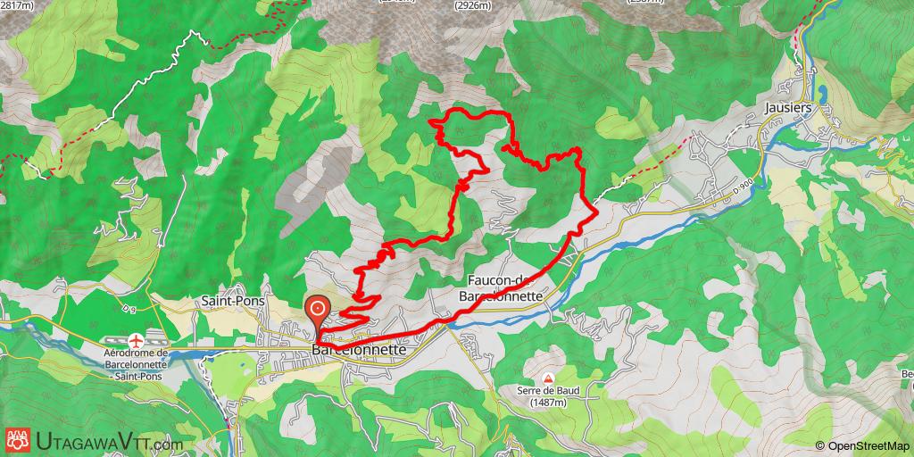 Barcelonnette - Variante du Bonnet Vert
