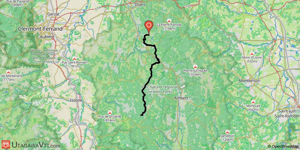 Tour du Livradois - Forez - Etape 3/5 : Aubusson-d'Auvergne - Les Thiolles