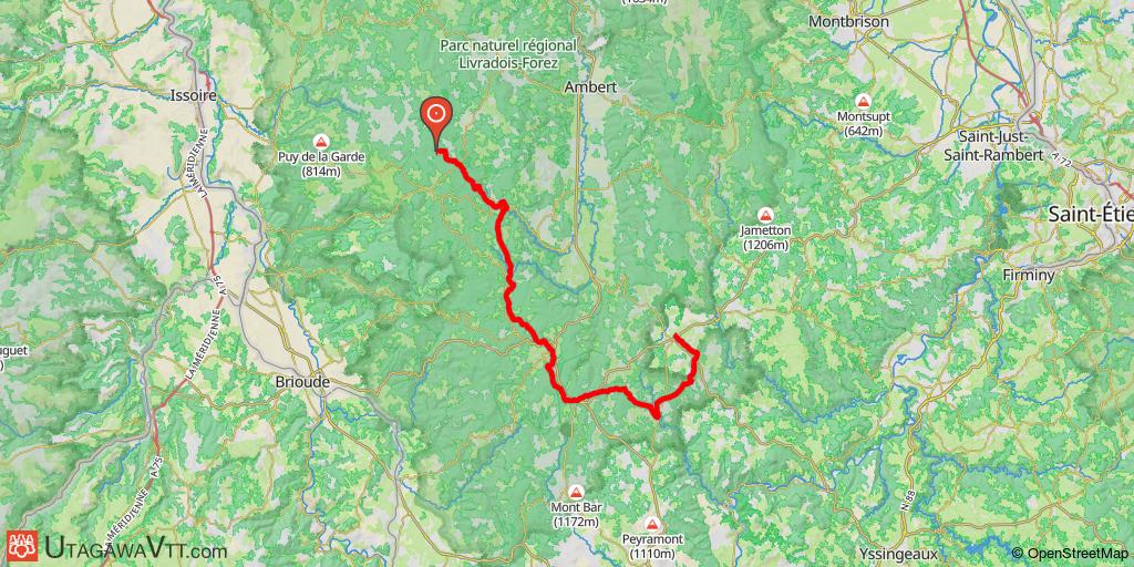 Tour du Livradois - Forez - Etape 5/5 :Les Thiolles - Craponne-sur-Arzon
