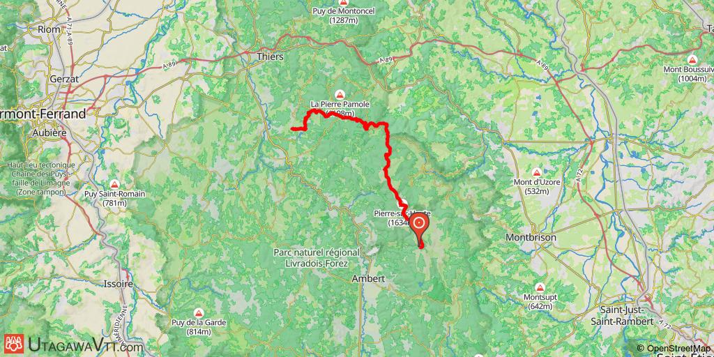 Tour du Livradois - Forez - Etape 2/5 : Col des Supeyres - Aubusson-d'Auvergne