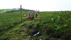 Descente technique au Col de la Chamboite