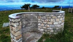 Roche Courbe, table d'orientation en S
