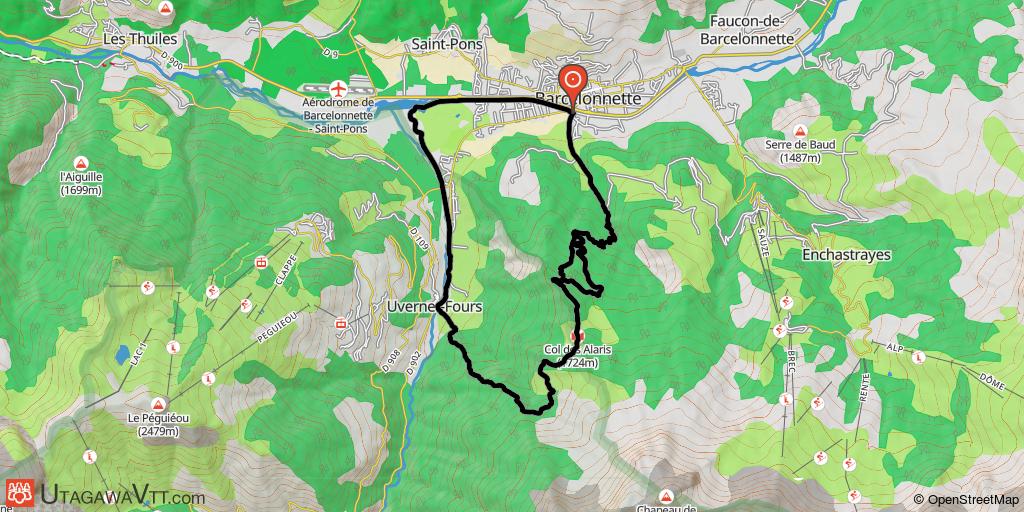 Barcelonnette - Circuit en 8