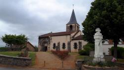 Retour à l'église de Comps