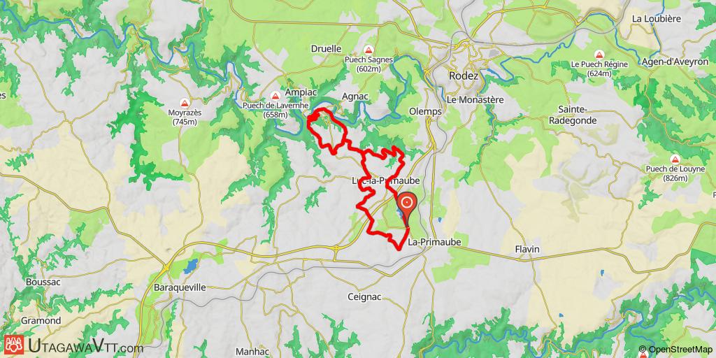 Rodez Agglomération - Circuit N° 3 - Au fil de la Brienne